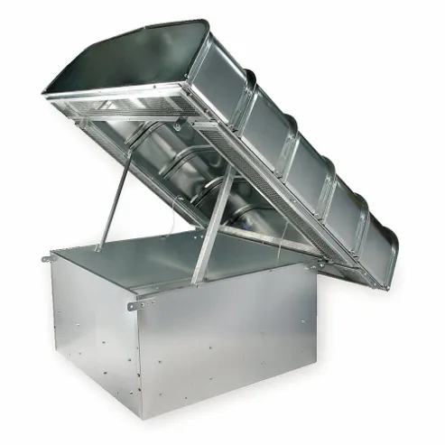 Ventilateurs d'extraction et d'alimentation par gravité
