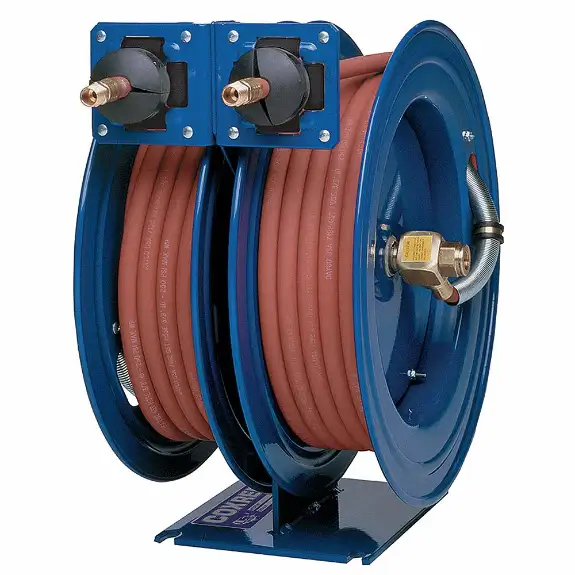 Enrouleurs combinés tuyau d'air / cordon électrique