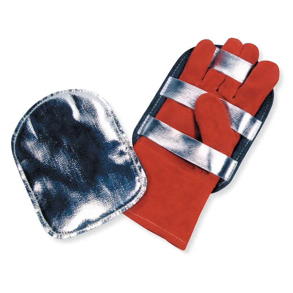 Gants et manches de cagoules aluminisées
