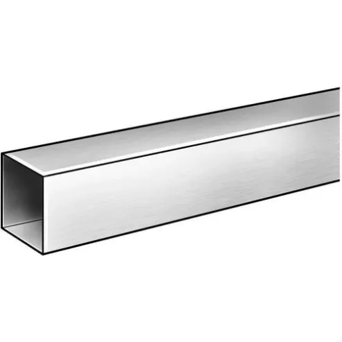 Stock de tube carré en aluminium