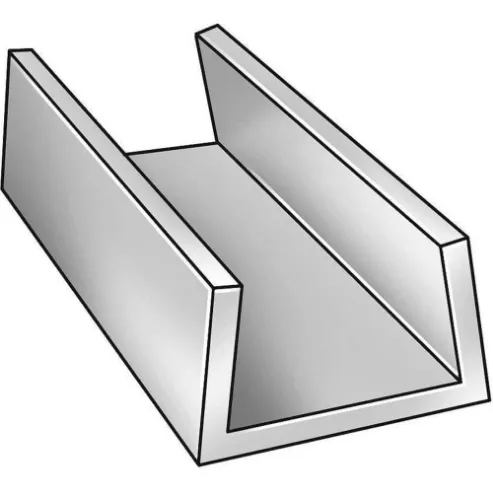 Crosse en aluminium en forme de U