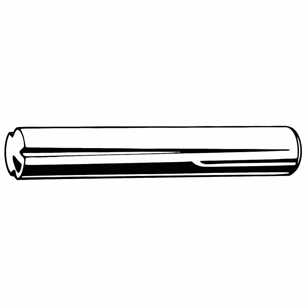 Broches rainurées