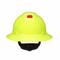 Full Brim Hard Hat, Full Brim Head Protection, Hi-Visibility Yellow, Ratchet