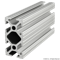 Extrusion, 6 Open T-Slot, 72 Inch Length, 2 Inch Height, Aluminum, Clear