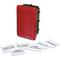 Generic Wall Case, With Label Kit and 1 Shelf, Medium, Red