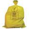 Chemo-jätepussi, keltainen, 41 tuumaa - 100 kpl pakkaus