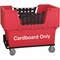 Material Handling Cart Cardboard Only Red