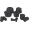 Stopper Assortment Black Natural Rubber