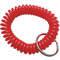 Wrist Coil With Key Ring Red