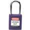 Lockout Padlock Keyed Different Purple 1/4 '' Diameter