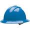 Hard Hat Full Brim Non-slotted 6 Point Ratchet Blue