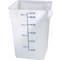 Storplus Square Container 22 Quart - Pack Of 6