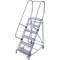 Rolling Ladder Unassembled Handrail Platform 60 Inch Height