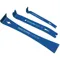 Pry Bar Set 5-1/2 7 9-1/2 Inch Blue 3 Pc