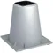 Heat Pump Riser 6 Inch Gray