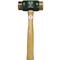 Solid-head Hammer With Rawhide Face, Face Diameter 1-3/4 Inch, Size-3