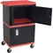 Audio-visual Cart 200 Lb. Red 24 Inch Length