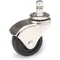 Swivel Stem Caster With Hood 2 Inch 75 Lb Rub