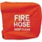 Fire Hose Cover 18 Inch Length 18 Inch Width Red