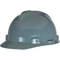 Hard Hat Front Brim Slotted Pinlock Gray