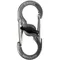 Locking Carabiner 1-2/5 In Steel Black