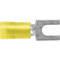 Fork Terminal Standard #10 Stud Yellow PK50