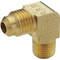 Extruded Male Elbow, 90 Degs, 1/4 Inch Outside Diameter, Brass