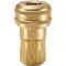 Quick Coupling, 1/4 Inch Thread Size, Brass