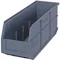 Shelf Bin 6 Inch Width 7 Inch H Gray