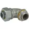 Noninsulated Connector 3/8 Inch 90 Deg