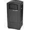 Trash Can 35 Gallon Black