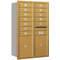 Horizontal Mailbox Usps 14 Doors Gold Rl 44-1/2 Inch