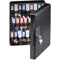 Key Box Wall Mount Steel Gloss Black