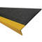 Couvre-marchepied FRP jaune/noir 48 pouces de largeur en fibre de verre