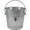 Utility Garbage Pail Zilver 12-3 / 4 Inch Hoogte