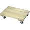 Wood Solid Platform Dolly, 900 Lbs Capacity, 30" x 18"