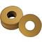 Grease Fitting Washer, 1/4"-28 Size, Gold - PK25