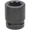 Impact Socket, Double Square, 1 Inch Drive, 8 Point, 1 Inch Size