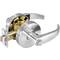 Door Lever Lockset Curved Privacy Grade 2