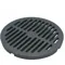 Floor Grate, Cast Iron, 8 Inch Dia