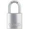 Lockout Padlock Keyed Alike Silver 1/4 Inch - Pack Of 3