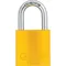 Lockout Padlock Keyed Alike Yellow 1/4 Inch - Pack Of 3