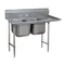 Regaline Sink, 2-Cpt., Right-Hand, 28 Inch F-To-B X 20 Inch