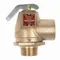 Relief Valve, 3/4 Inch Size, 50 Psi, Polished Chrome Finish