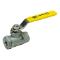 Ball Valve, 1/2 Inch NPT, Stainless Steel, Vent, Graphite, Latch Lever