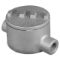 Conduit Outlet Box, Hub Size 1-1/4 Inch, Non Coated