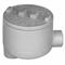 Conduit Outlet Body, 1/2 Inch Trade, LB Body, 18 cu. in. Body Capacity, Iron