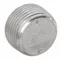 Blank Plug, Plain, 1 Inch Trade, NPT, Aluminum, Male to Male