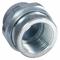 Straight Union, Conduit to Conduit, 1 Inch Trade, Female to Female, Steel