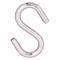 S Hook Stainless Steel 3 1/2 L Opening 1/2, 5PK